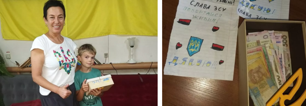 На Львівщині 8-річний хлопчик облаштував блокпост, щоб зібрати гроші для ЗСУ