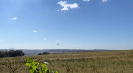 ЗСУ збили ворожий літак під Балаклією. Відео