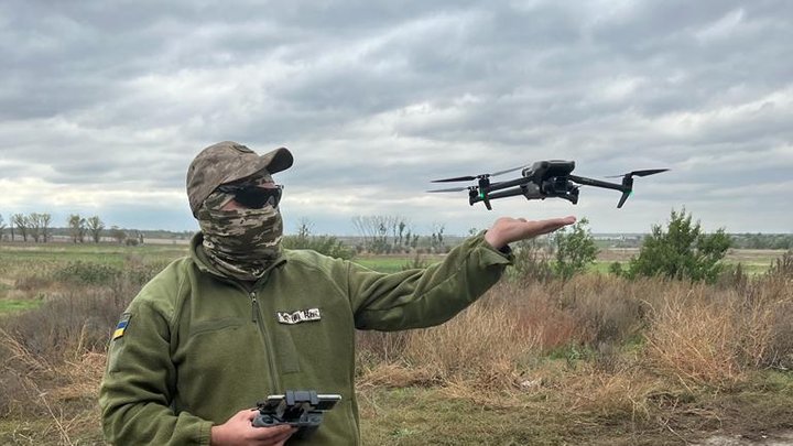 Морпіхи збили безпілотник з написом “зроблено у ДНР”