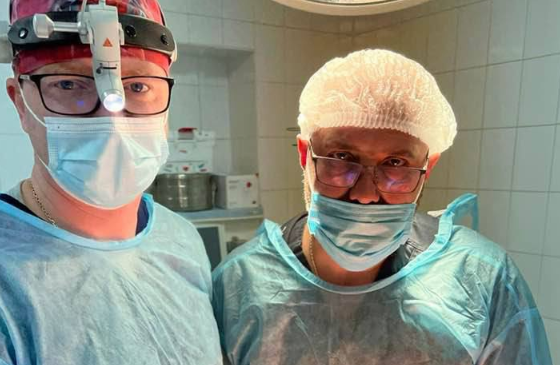 Лікарі успішно видалили осколки гранати з грудної клітини військового ЗСУ