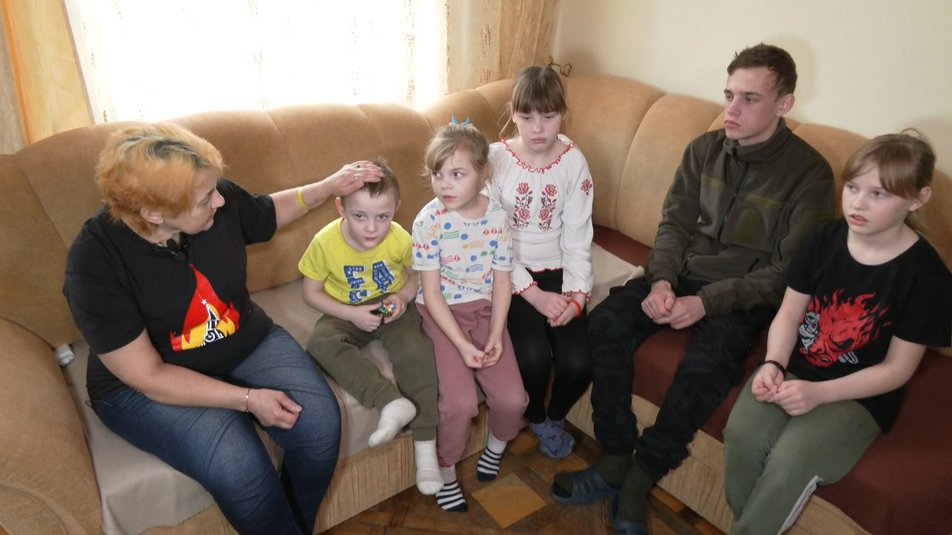 У Львові оселилася переселенка зі Слов’янська, яка стала опікункою п’яти онуків