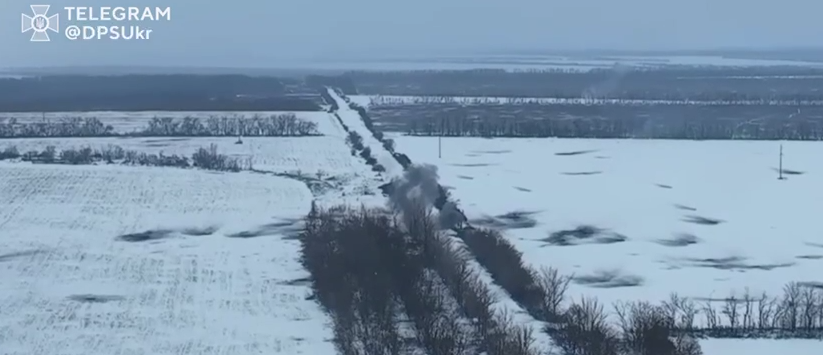 Воїни ЗСУ накрили вогнем ворожу групу піхоти на Луганщині. Відео