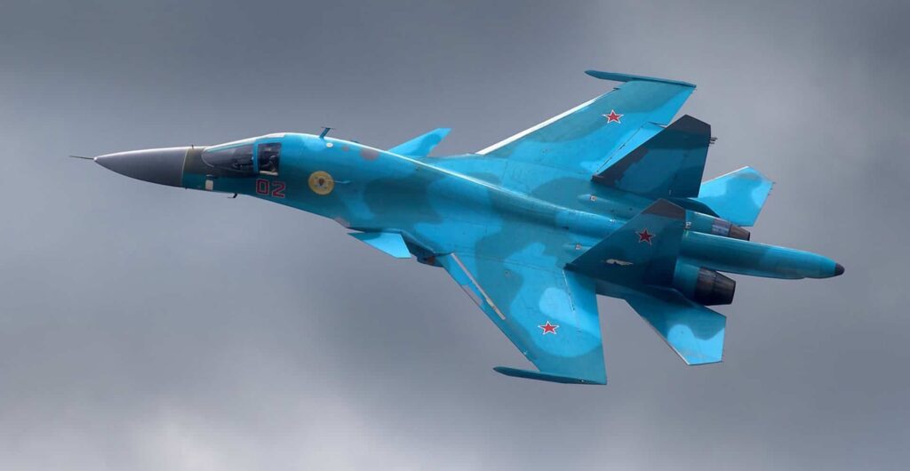 Повітряні Сили збили російський винищувач-бомбардувальник Су-34