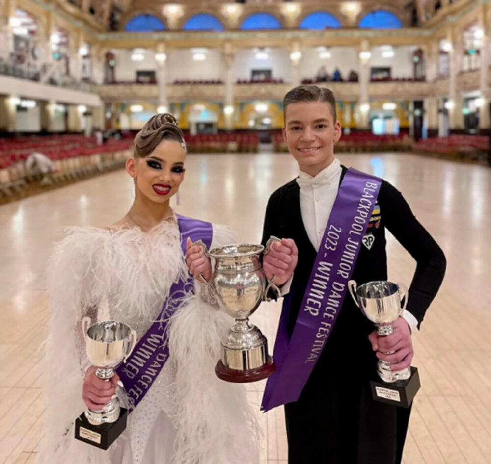 Юні танцівники з Львівщини здобули титули на найпрестижнішому британському фестивалі з бальних танців