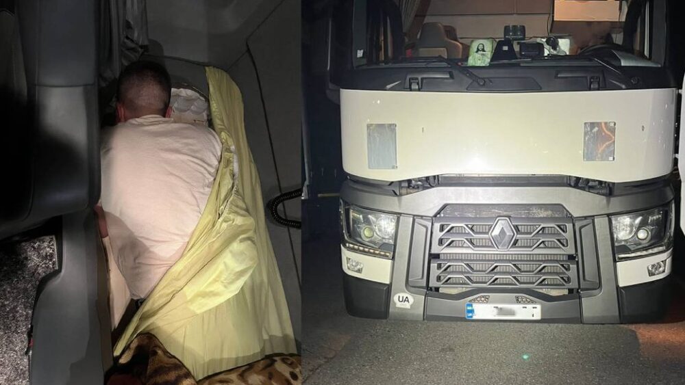 Мешканець Львівщини намагався вивезти сина за кордон у кабіні вантажівки