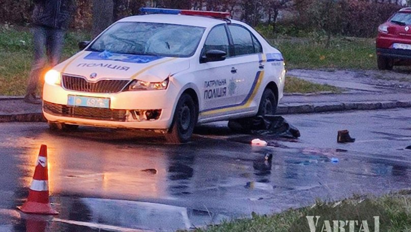 Патрульний на службовому авто у Львові на смерть збив пішохода