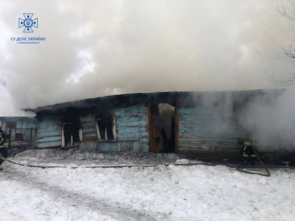 Під час пожежі в житловому будинку на Львівщині загинув чоловік