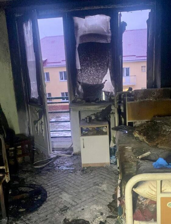 Внаслідок пожежі в пансіонаті у Львові загинула людина