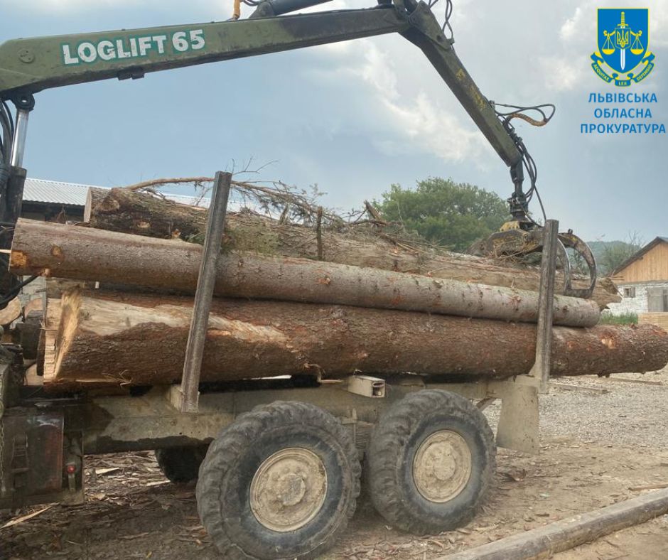 Лісівники на Львівщині отримали підозру за незаконний продаж деревини