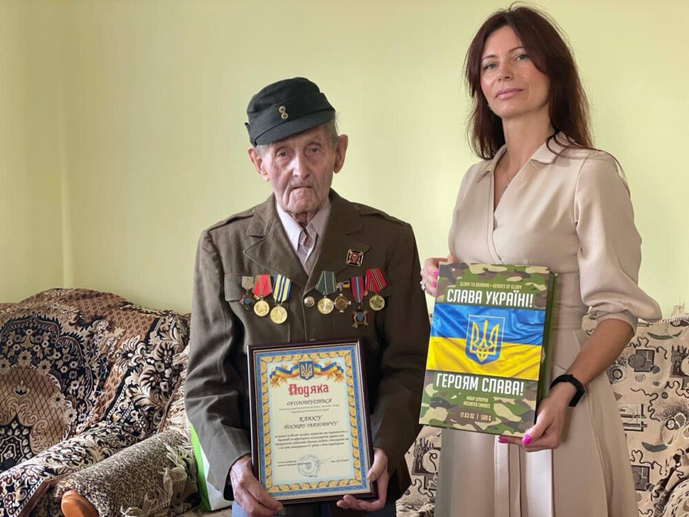 На Львівщині 97 років відсвяткував вояк УПА Йосип Клюс