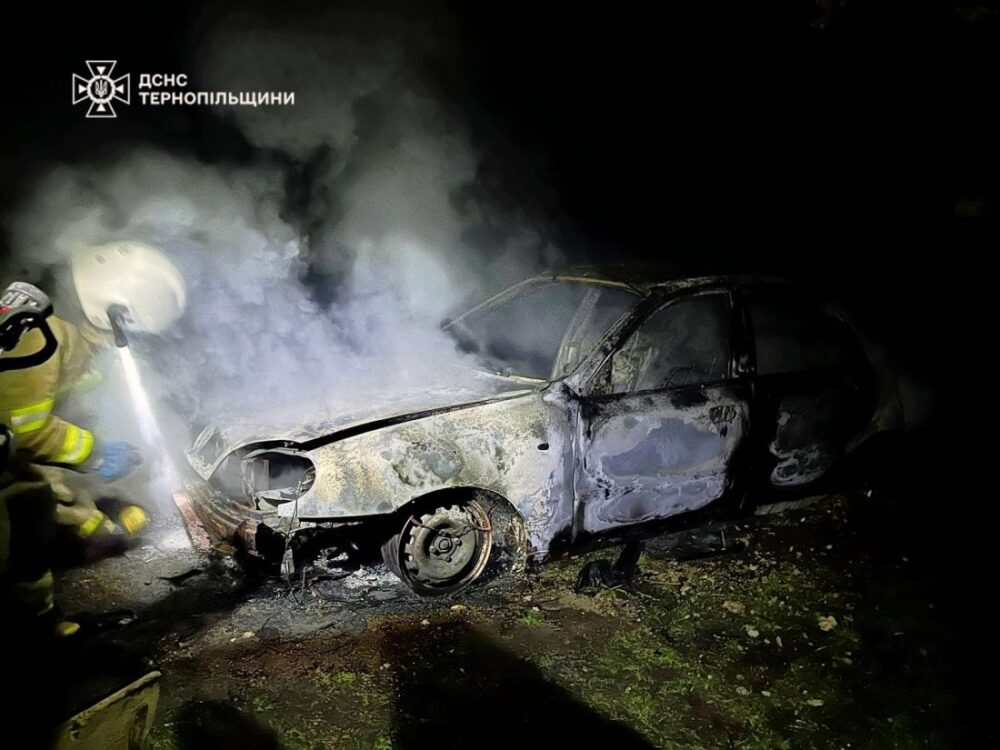 На Тернопільщині чоловік згорів у власному авто