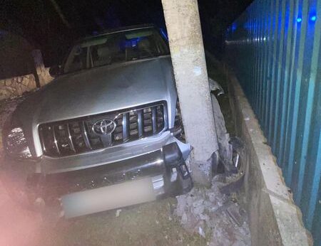 П’яний водій на Тернопільщині втікав від патрульних та скоїв ДТП