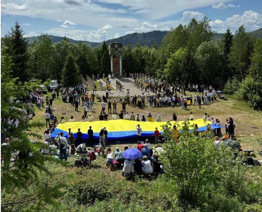 На Львівщині відзначили 109-річницю перемоги Українських січових стрільців на горі Маківка