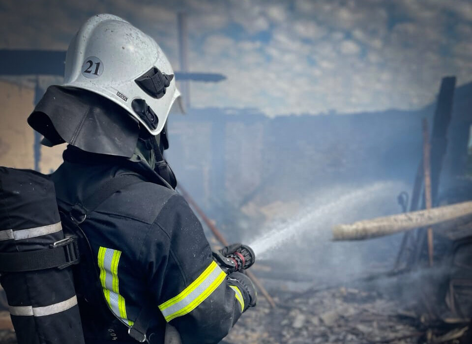 Дві тонни зерна згоріло під час пожежі на Львівщині