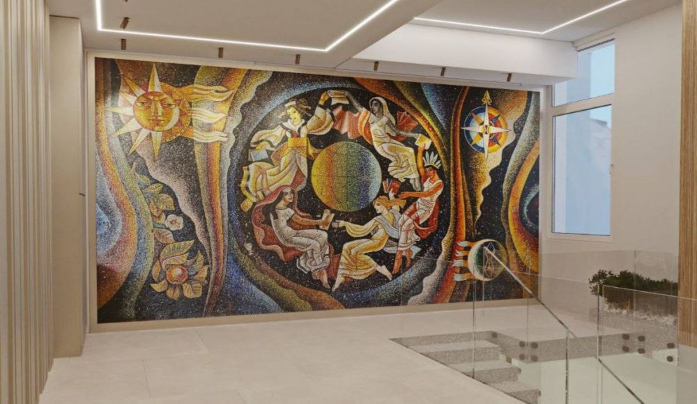 У Львові художники відновлюють унікальну мозаїку